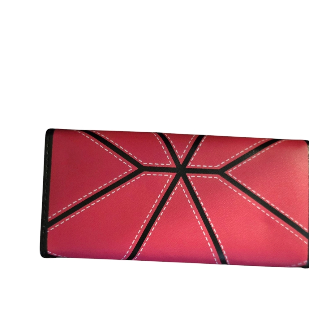 Botusi Pink and Black Wallet NWOT - Picture 2 of 5